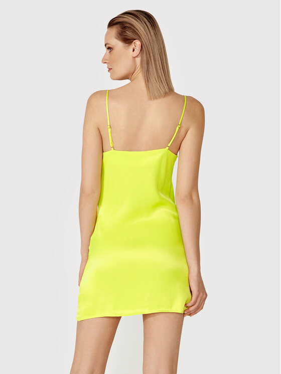 Simple Simple Igapäevane kleit SUD019 Roheline Regular Fit