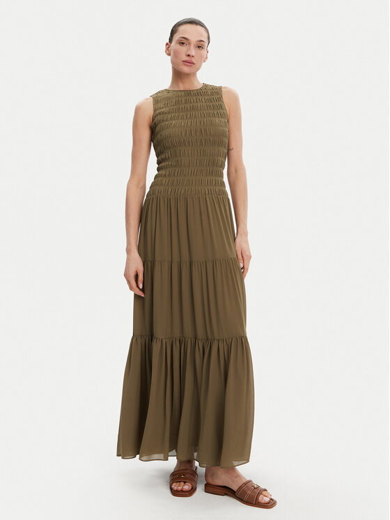 MICHAEL Michael Kors MICHAEL Michael Kors Letní šaty MS582VF7R3 Khaki Regular Fit