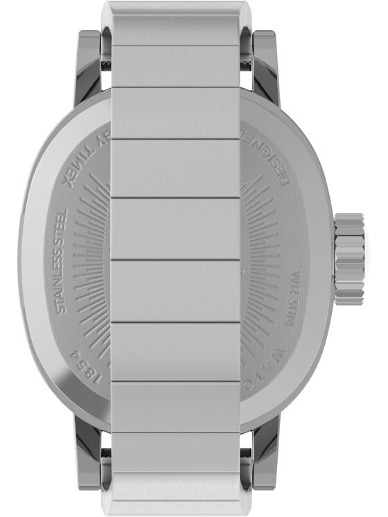 Timex Timex Zegarek TW2Y70700 Srebrny