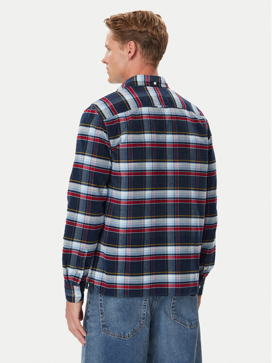 Tommy Jeans Tommy Jeans Риза DM0DM23615 Тъмносин Regular Fit
