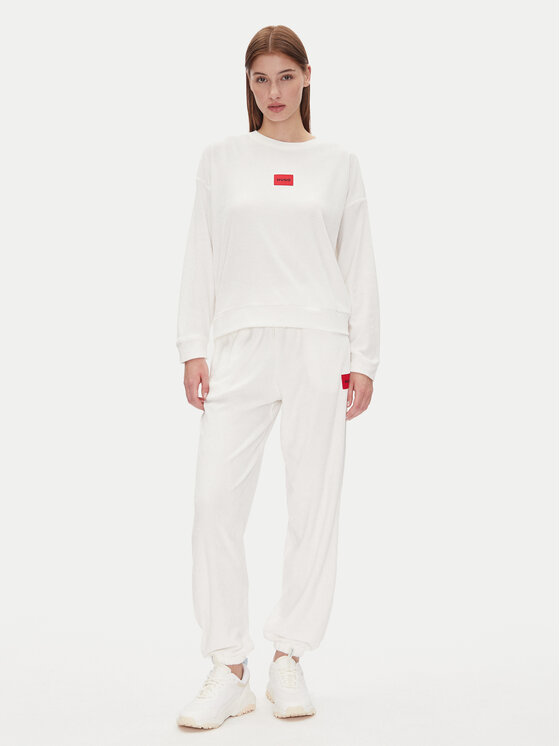 HUGO HUGO Bluza Neve_Sweatshirt 50531686 Écru Relaxed Fit