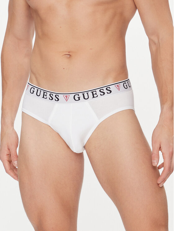 Guess Guess Set od 3 para muških slip gaća U97G00 KCD31 Bijela