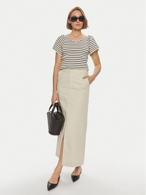 Vero Moda Vero Moda Blūze Ginny 10278323 Balts Slim Fit