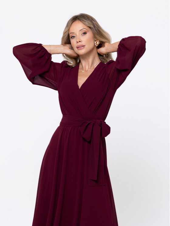 LIDIA KALITA LIDIA KALITA Sukienka wieczorowa Sydney Czerwony Long Fit