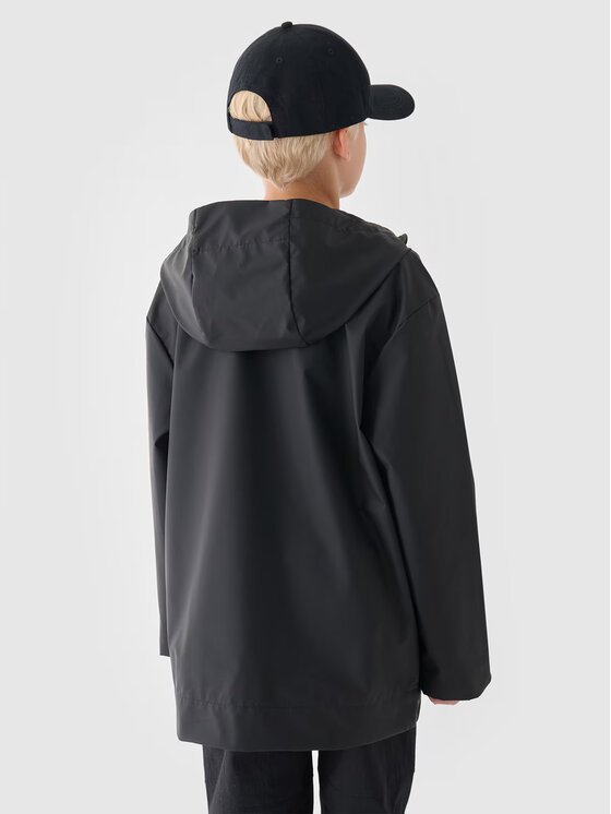 4F 4F Prechodná bunda 4FJWSS24TJACU217-20S Čierna Regular Fit