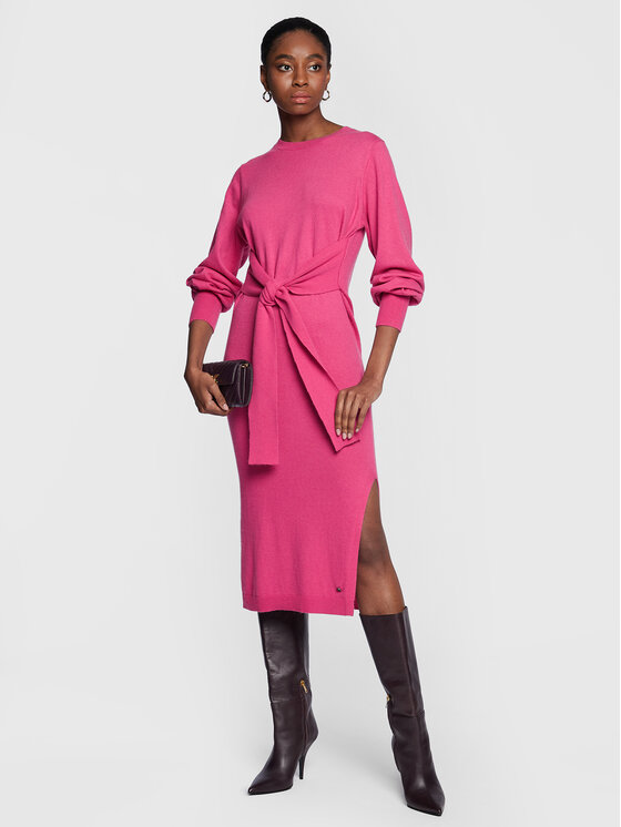 Ted Baker Ted Baker Džemper haljina Essya 266256 Ružičasta Regular Fit