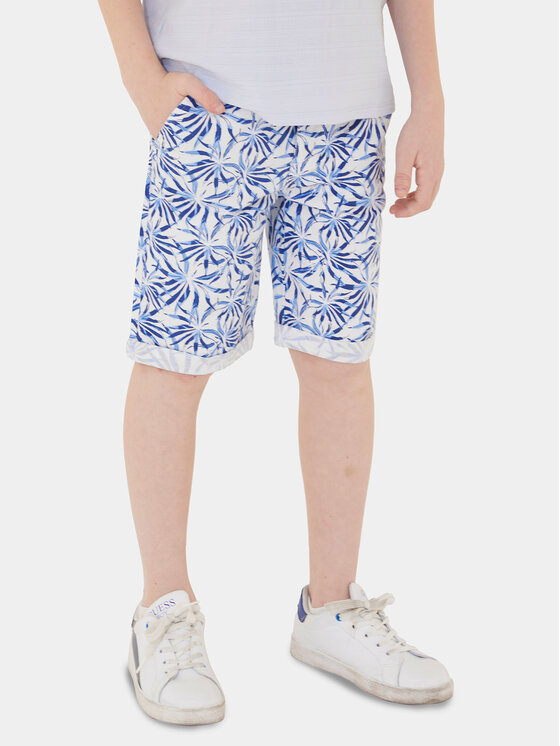 Guess Pantalon scurți din material L4RD07 WFYJ0 Colorat Regular Fit