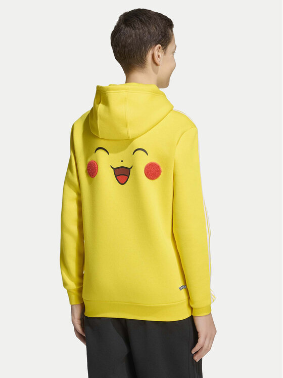 adidas adidas Džemperis ar kapuci Pokemon Loose Hoodie KS7112 Dzeltens Regular Fit