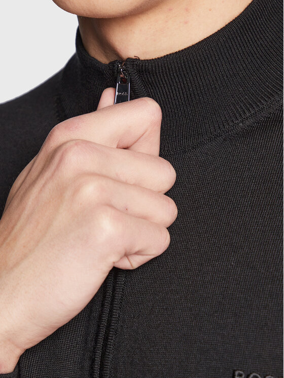 BOSS Boss Кардиган Balonso-L 50476347 Черен Regular Fit