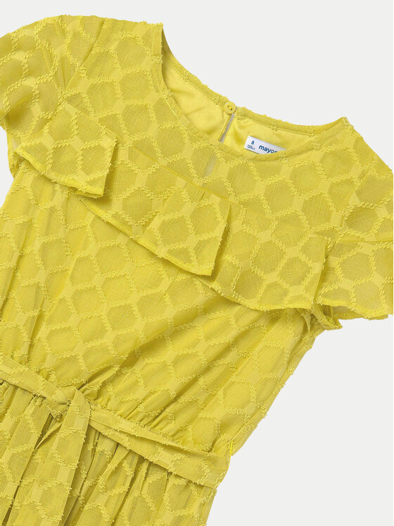 Mayoral Mayoral Suvekleit 6948 Kollane Regular Fit