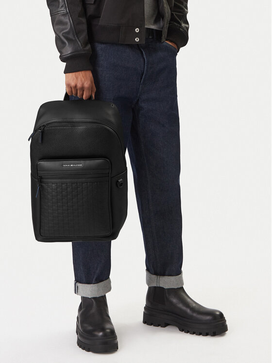 Tommy Hilfiger Tommy Hilfiger Batoh Th Modern Backpack AM0AM13982 Černá