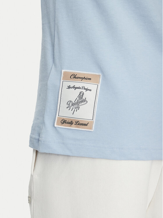 Champion Champion Футболка 221038 Блакитний Regular Fit