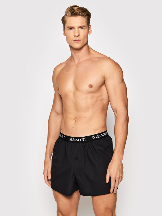 Lyle & Scott Lyle & Scott Komplet boksaric﻿ Dylan LSBOXER006 Črna