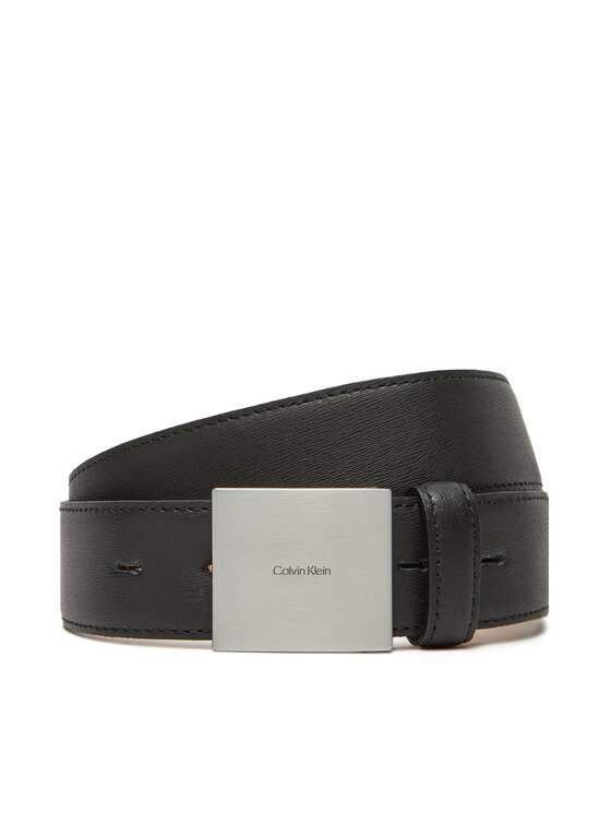 Calvin Klein Calvin Klein Pánský pásek Plaque Buckle 35Mm LV04D7013G Černá