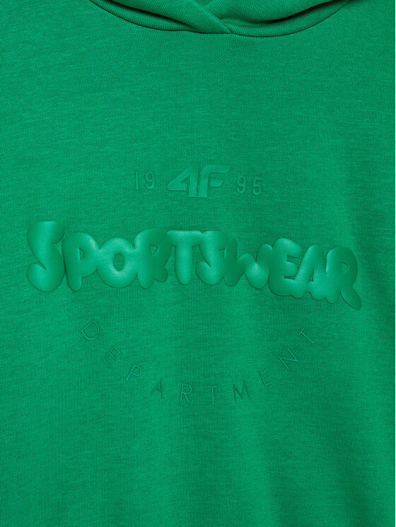 4F 4F Μπλούζα 4FJWAW24TSWSF1213 Πράσινο Regular Fit