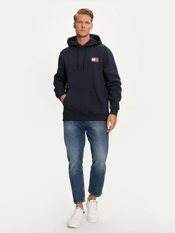 Tommy Jeans Tommy Jeans Bluză Essential DM0DM20738 Bleumarin Regular Fit