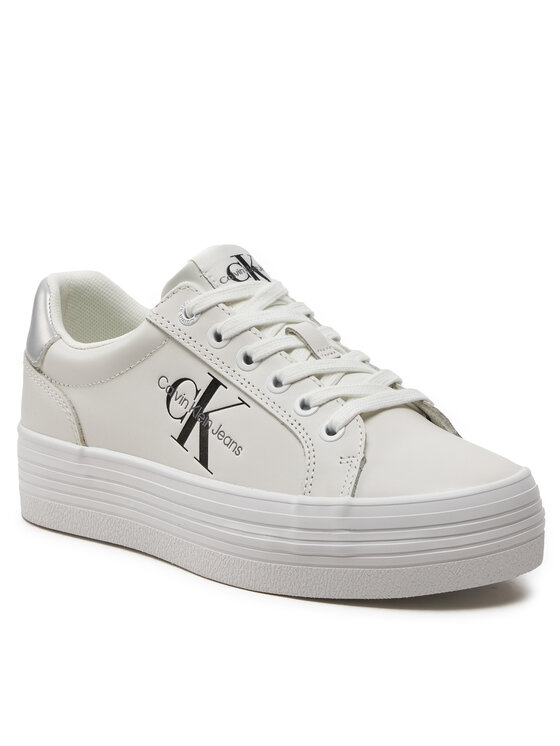 Calvin Klein Jeans Calvin Klein Jeans Superge Vulc Flatform Laceup Lth YW0YW01474 Bela