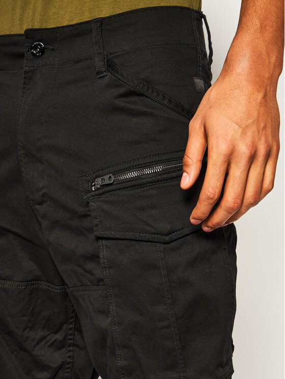 G-Star Raw G-Star Raw Auduma šorti Rovic Zip D08566-5126-990 Melns Relaxed Fit