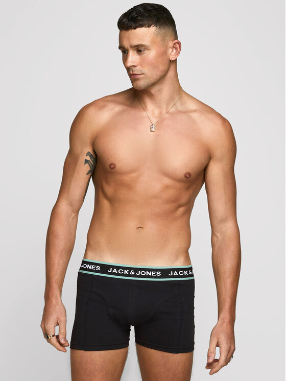 Jack&Jones Jack&Jones Komplet 3 par bokserek Flower 12171253 Kolorowy