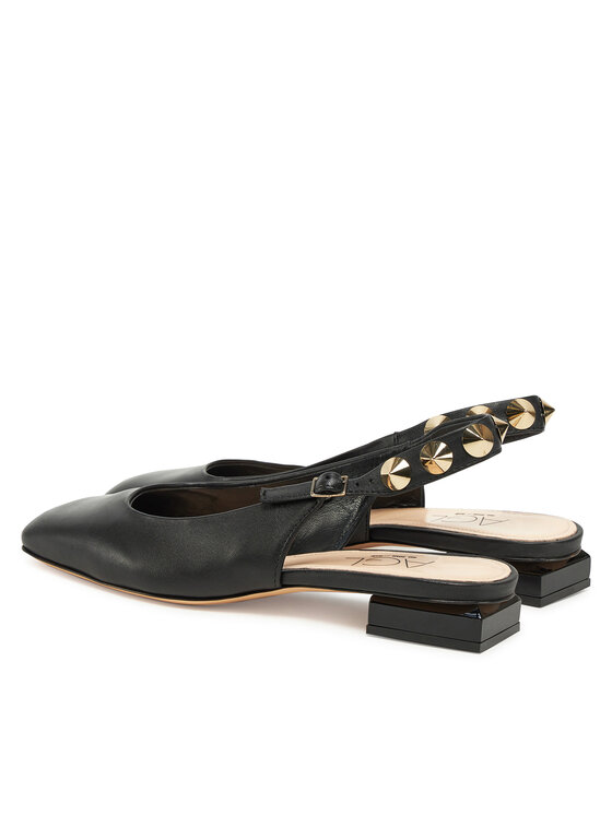 AGL AGL Sandały Angie L Spike D557007PCSOFTY0000 Czarny