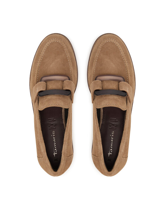 Tamaris Tamaris Chunky loafers 1-24722-43 Beige