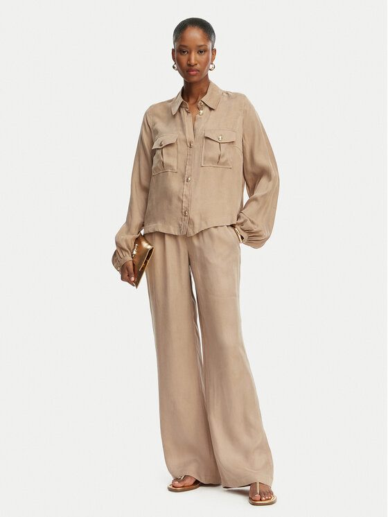 Guess Guess Сорочка W6GH22 W1789 Бежевий Regular Fit