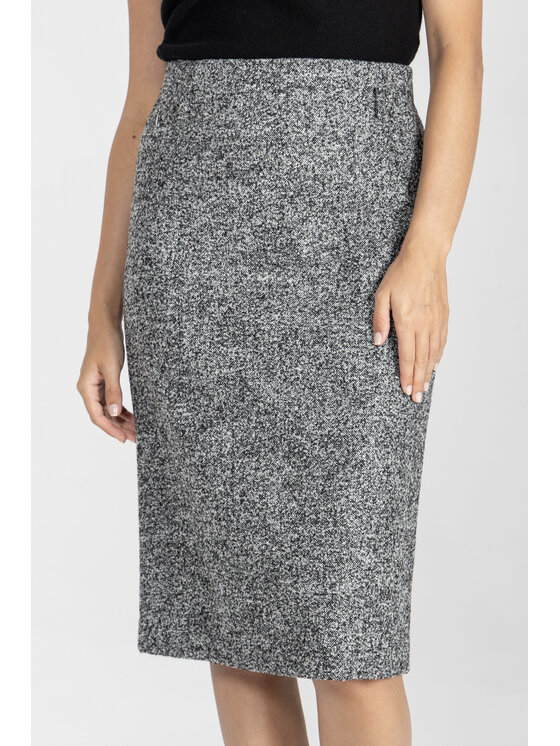 Deni Cler Milano Deni Cler Milano Spódnica ołówkowa W-DC-7051-E5-C6-96-1 Czarny Regular Fit
