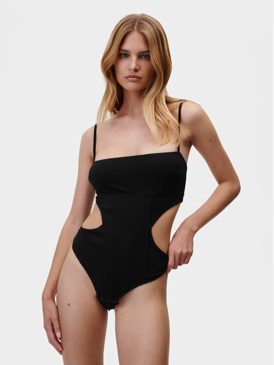 Undress Code Undress Code κορμάκι Reckless 651 Μαύρο Slim Fit