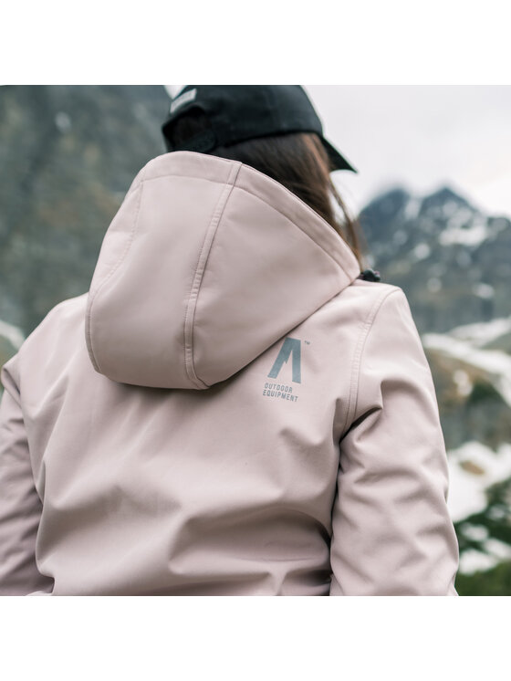 Alpinus Alpinus Kurtka softshell Bergamo Różowy Active Fit