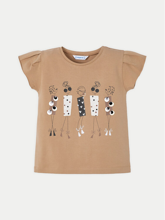 Mayoral Mayoral T-shirt 3015 Bež Regular Fit