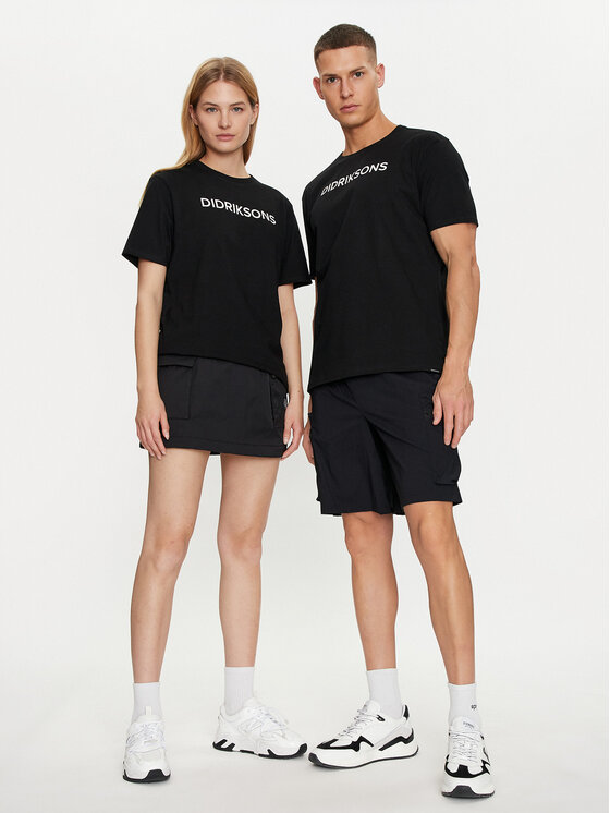 Didriksons Didriksons Tricou Harald 505551 Negru Regular Fit