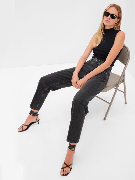 Gap Gap Jeansy 406726-00 Czarny Regular Fit