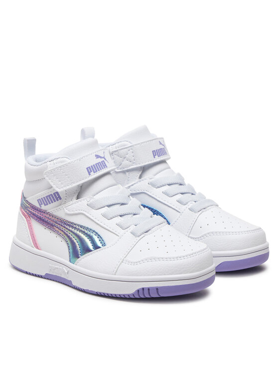Puma Puma Сникърси Rebound V6 Mid Bouncy Sky Ac+ Ps 398726 01 Бял