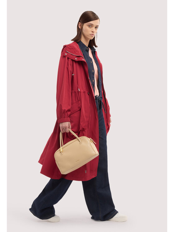 Trussardi Trussardi Płaszcz zimowy R121A000741N036 Czerwony Regular Fit