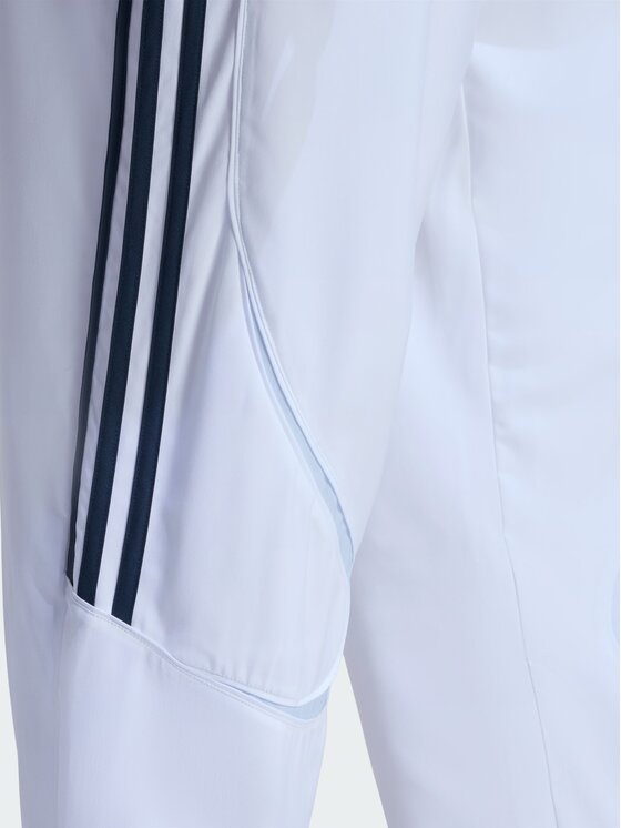 adidas adidas Spodnie materiałowe 152583 Biały Loose Fit