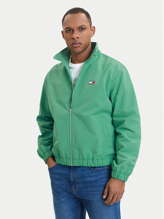 Tommy Jeans Tommy Jeans Átmeneti kabát Essential DM0DM22720 Zöld Regular Fit