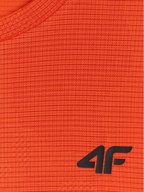 4F 4F Koszulka techniczna ATHLETIC Pomarańczowy Regular Fit