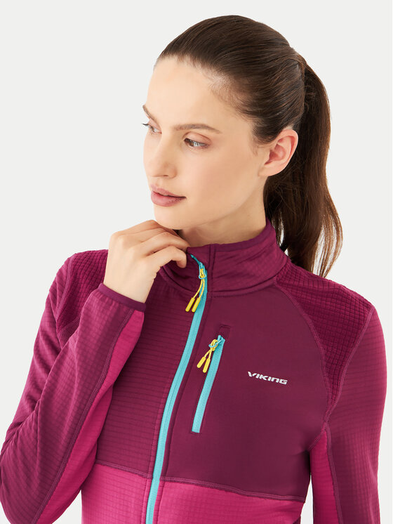 Viking Viking Majica dugih rukava Midland Lady 720/25/8000 Ljubičasta Regular Fit