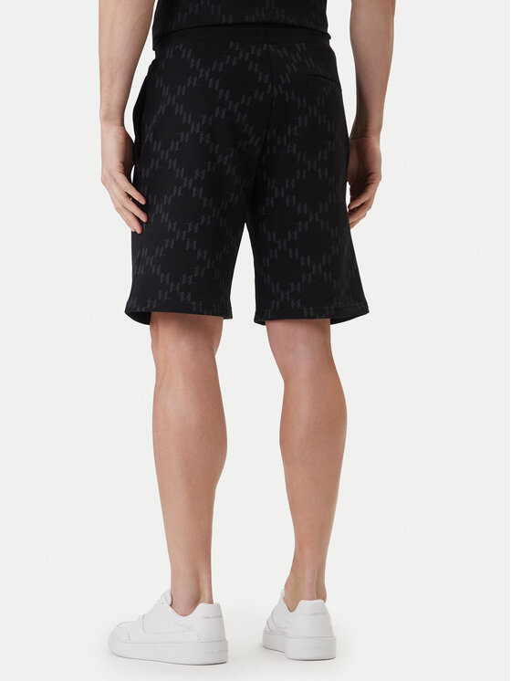 KARL LAGERFELD KARL LAGERFELD Sport rövidnadrág 705076 562952 Fekete Regular Fit