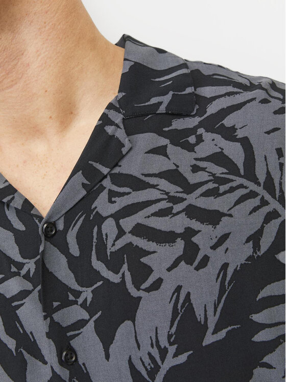 Jack & Jones Jack & Jones Košeľa Monochrome Resort 12249210 Sivá Relaxed Fit