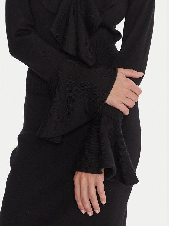 Luisa Spagnoli Luisa Spagnoli Rochie tricotată Malimba 100110 Negru Slim Fit