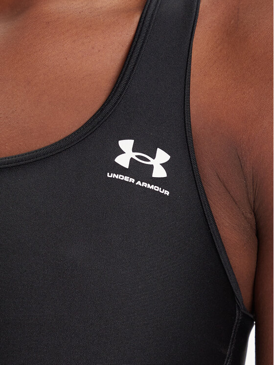 Under Armour Under Armour Biustonosz sportowy Ua Hg Authentics Mid Branded 1383544-001 Czarny Compression Fit