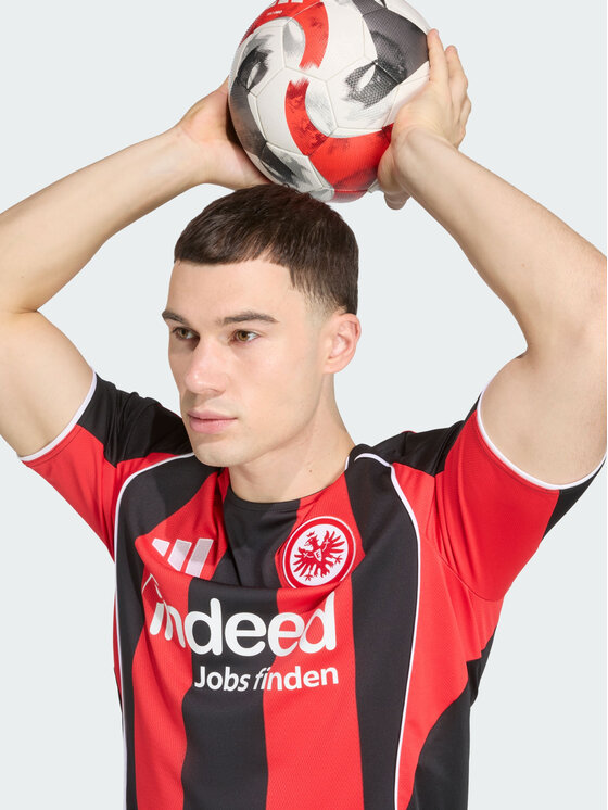 adidas adidas Koszulka techniczna Eintracht Frankfurt 25/26 Home Jersey Czarny Slim Fit