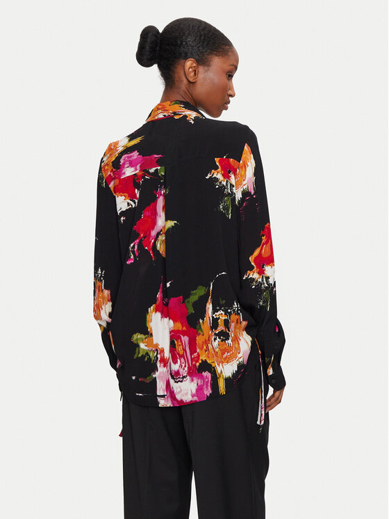 Desigual Desigual Košulja Nogoya 24WWCW15 Crna Regular Fit