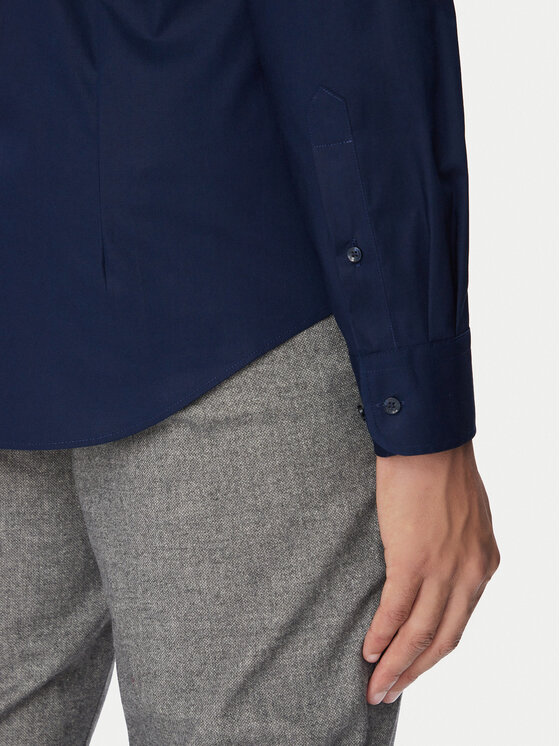 Tommy Hilfiger Tommy Hilfiger Košeľa MW0MW43122 Tmavomodrá Slim Fit