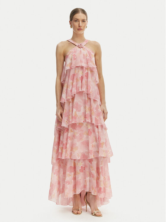 Vero Moda Vero Moda Vakarinė suknelė Felicia 10295237 Rožinė Slim Fit