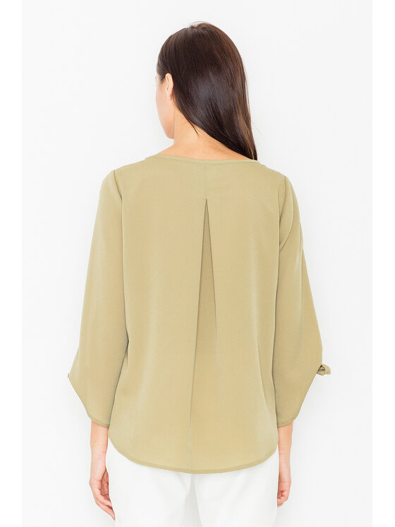 FIGL FIGLFIGL Blusa M485 Cachi Regular Fit