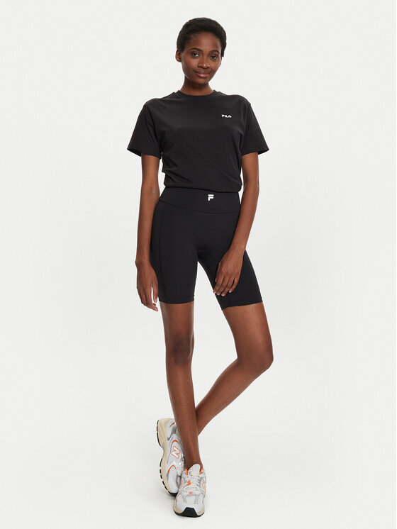 Fila Fila Kolesarske hlače Rakanda FAW0340 Črna Slim Fit