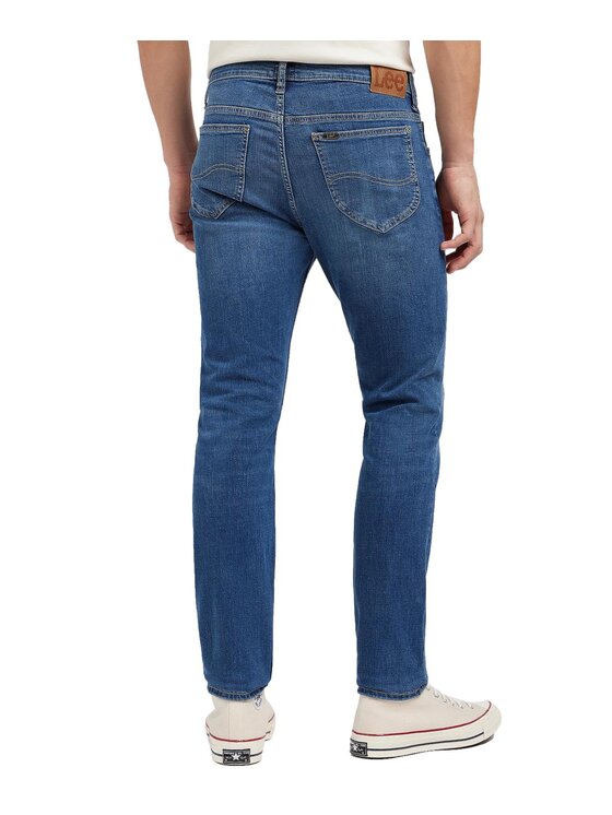Lee Jeansy Rider Niebieski Slim Fit Modivo.pl