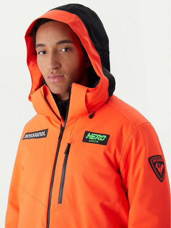 Rossignol Rossignol Скиорско яке Hero Blackside RLOMJ24 Оранжев Regular Fit